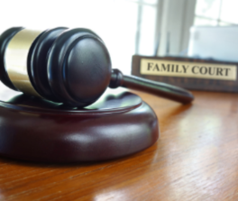 Gavel on a table